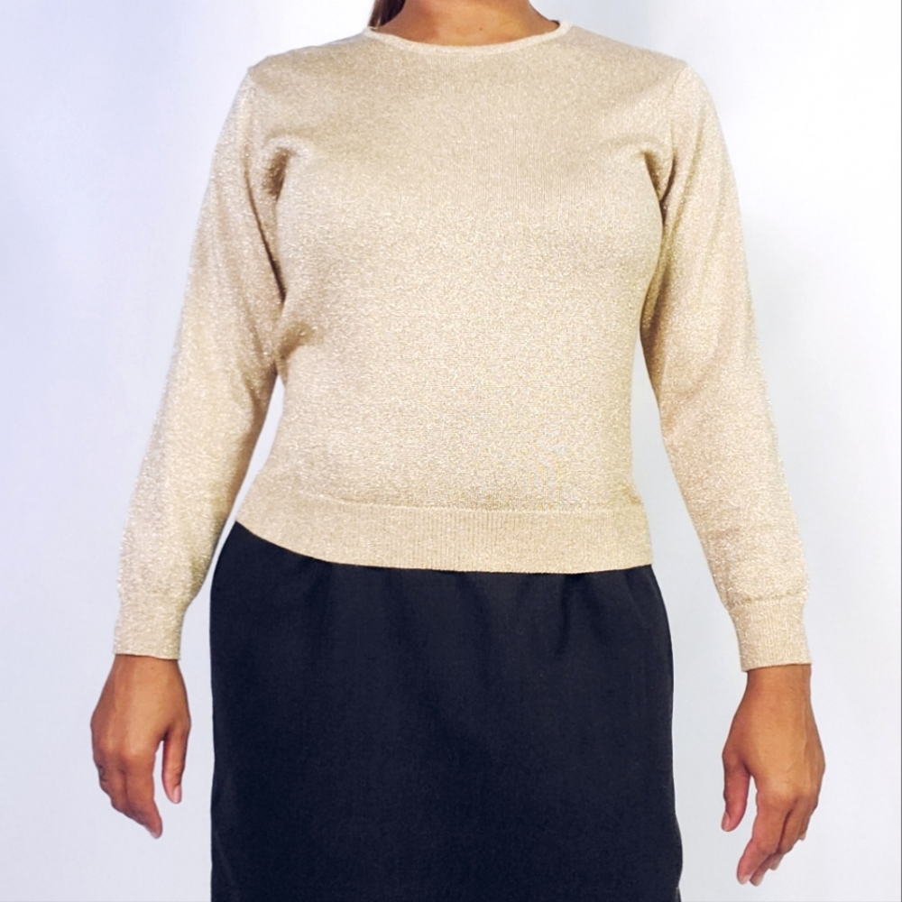 Talbots Metallic Sweater - Picture 2 of 7